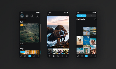 Photo Assistant App app mobile photo ui