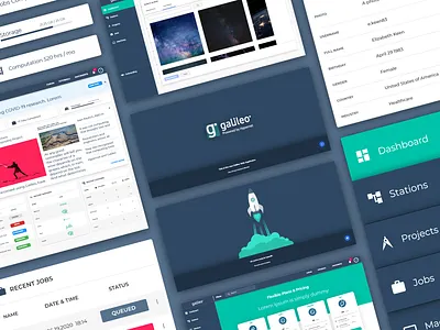 Galileo Web Application Design application design rocket ui ui ux uidesign uiux user interface uxdesign web app web application web application design web apps