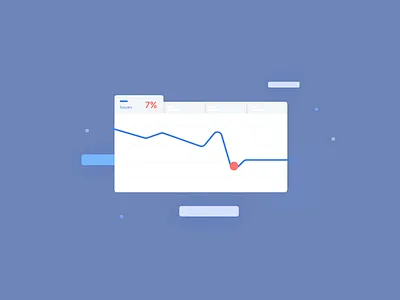 Metrics chart dashboad illustration metrics