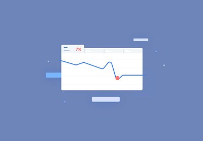 Metrics chart dashboad illustration metrics