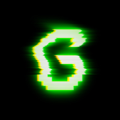 itsGoosy Logo branding design glitch graphic design logo retro design retrowave terminal terminal design twitch twitch.tv vaporwave