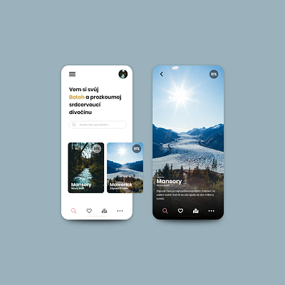 Travel app adobexd czech designer digital graphic design mobile design mobile ui ui uidesign uxdesign webdesig