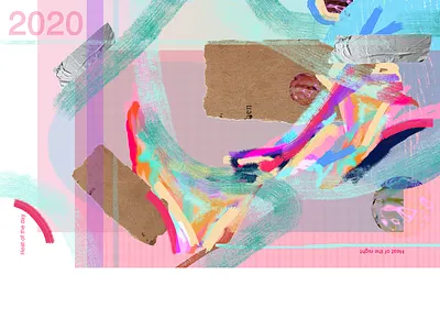 Poster design - abstract concept design drawing vector