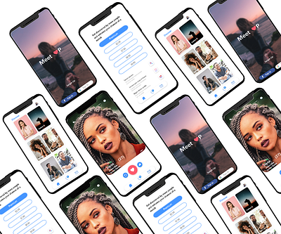 Meet Up app design mobile ui ui app ux web