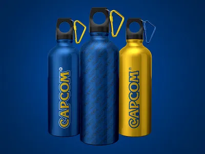 Capcom Water Bottle Design brand branding capcom flask gaming hydro hydro flask hydroflask video games water water bottle