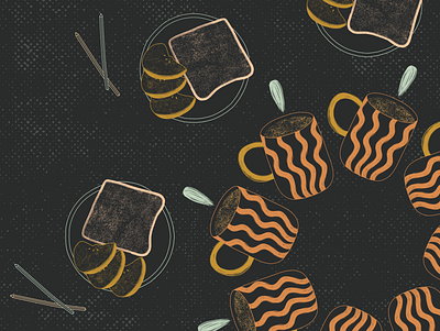 Quarantine day number 72348734958902 art direction digital 2d illustration