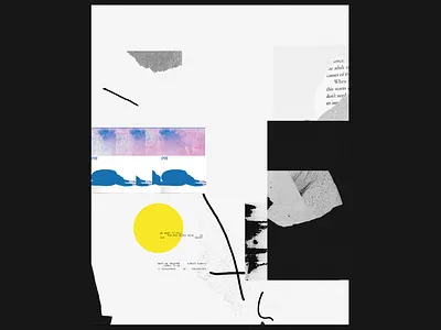 stretch abstract collage color paper texture typography