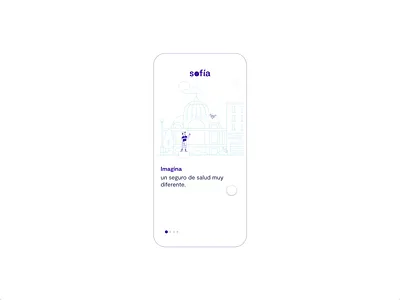 Sofía Onboarding bike cdmx city drone illustraion mexico mexico city mobile onboarding parallax product design purple sofia storytelling ui