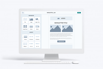 Newsletter tool design ux