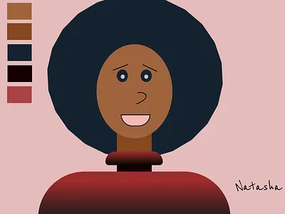 Exercício de Ilustração 03 - Natasha design illustration