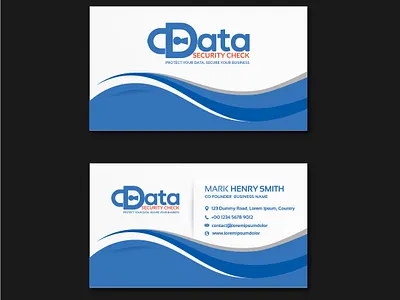 Business card design branding colors corporate design design good simple smart style stylish typography