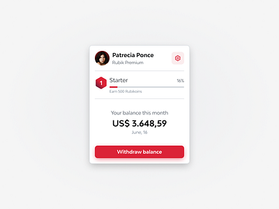 Profile Card for Financial Dashboard | Dark card cards ui dashboad desktop figma figma design figmaafrica finance financial dashboard icon icons interface light ui ui