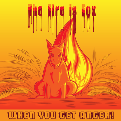 Fox on fire cartoonnetwork digital illustration digital painting digitalart illustration illustration art illustrations illustrator vector vector illustration