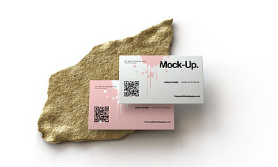 Business Card Mock-Up branding business card display cbd glass honey identity medical cannabis nutrients packaging presentation wellbeing