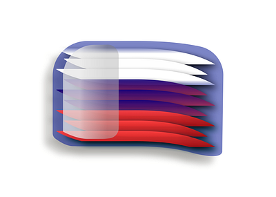 Flag of Russia 3d blue blue and white design flag flags red russia vexillology