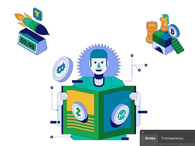 bitcoin news bitcoin cryptocurrency design digital icon illustration indonesia trading vector