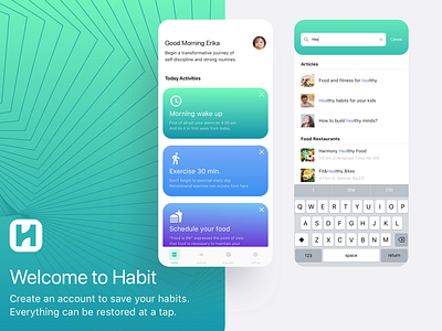 Heuristic Rule 05 - Habit Apps interaction interaction design interactions ui uidesign ux