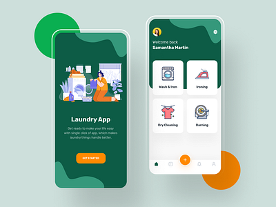 Laundry App app app design cleaning cleaning app clothes clothing design ironing laundry laundry app washing