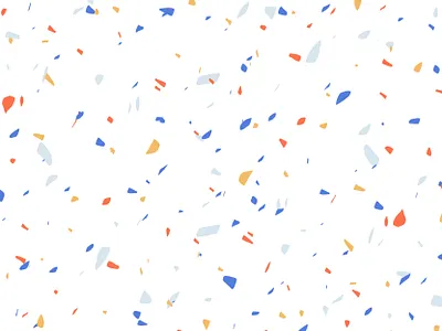 Primary terrazzo primary colors surface pattern design