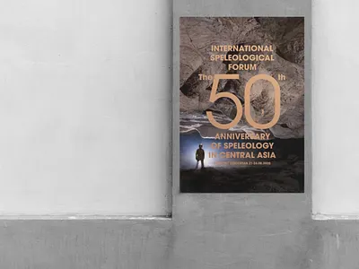 International Speleology Forum Tashkent branding design designer identity logo logo designer tashkent uzbekistan vector