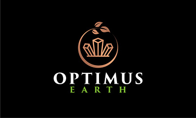 OPTIMUS EARTH LOGO branding design icon illustration logo minimal typography vector