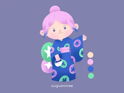 animalcrossing animalcrossing character character design cute purple
