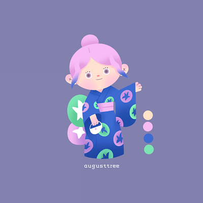 animalcrossing animalcrossing character character design cute purple