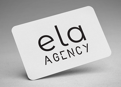 Ela Agency Logo Design brand branding design logo logo design sketch