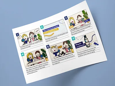 Storyboard I created for a conditioner company beauty concept conditioner director drawing girls photoshop sketch sketches storyboard storyboarding video videography