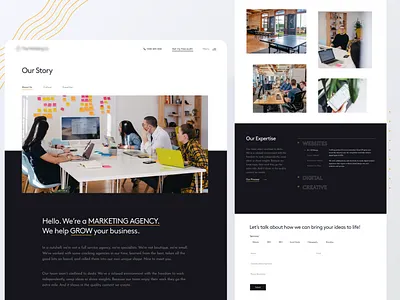 Digital Marketing Agency about us agency agency branding agency website brand agency branding clean ui designagency digital digitalagency marketing minimal minimalist services uidesign uxdesign web design webdesign website website design