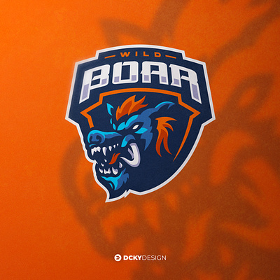 WILD BOAR PREMADE LOGO design esportlogo esports gamelogo gaminglogo illustration logo logodesign mascot mascot character mascot design mascot logo mascotlogo mixer twitch twitch logo