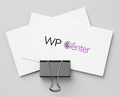 WpCenter Logo Design brand branding design logo logo design sketch