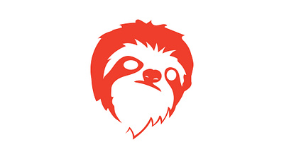 BRADIPO DISCHI branding logo logotype monogram red orange sloth