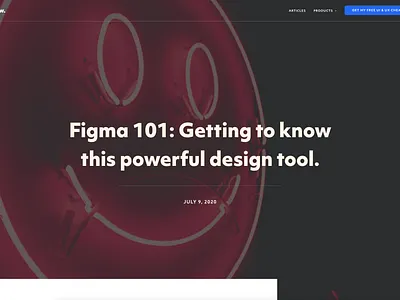 Article Header ( header hero type typography ui