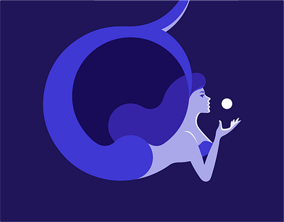 Mermaid cartoon graphic design cartoon design