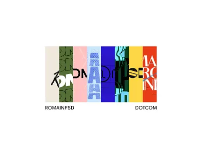 Shot #13959654 colors colorscheme fonts palette portfolio portfolio design romainpsd typography