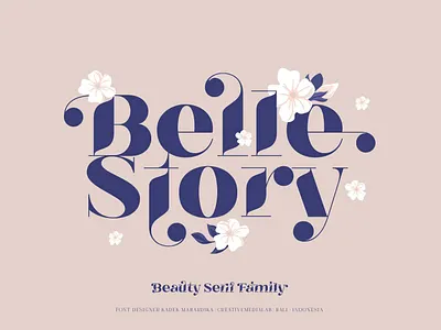 Belle Story - Beauty Serif Font Family classic font display font download font elegant font font font design font family fonts graphics lettering logo font logo fonts modern font retro font serif font typeface typefaces typography vintage font vintage lettering