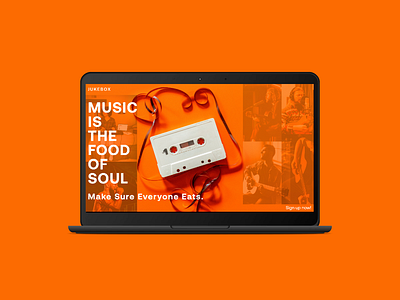 JUKEBOX- Your Personal Music Showcase branding design designer e commerce icon illustration logo redesign type typography ui