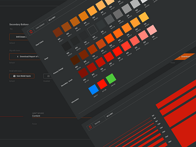 Design System for fin-tech #1 atomic design components dark ui design system designsystem finance finance app fintech stye guides style guide ui ui design ui designer uidesign uiux