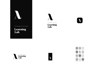 Learning Lab speed brand design app icon application brand identity branding classroom courses e learning education app greek greek alphabet icon knowledge lamda learning platform letter logo design logomark logotype online school quick