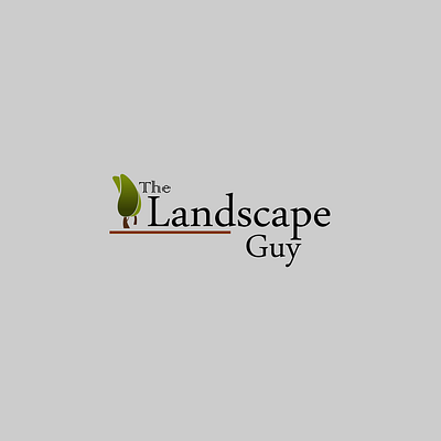 Landscape branding design landscape logo