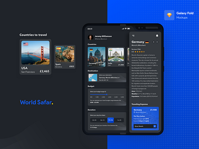 Samsung foldable layout design art homepage mobile app uidesign uiux