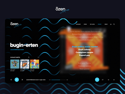 Ozen Concept ui ux web