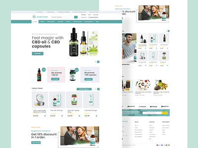 CBD Product e-commerce Website Design cbd branding cbd oil cbd product cbd website cbdoil dribbble best shot e shop ecommerce app ecommerce website design hemp home page landing page madhu mia minimal product design typogaphy ui ux website designer website designing