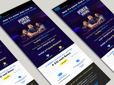 Poker landing page mock-up blue landing page movkup poker landing page ui ui ux uidesign uiux web page webdesign