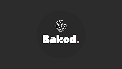 BAKED Logo branding graphic design logo design