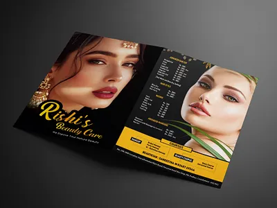 Flyer / Phamplet advertisement branding coimbatore flyer flyer desig graphic design menu card design menu card for parlour pamphlet pamphlet design parlour brochure promotion