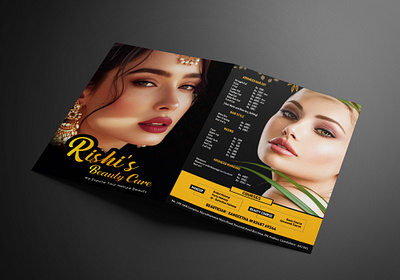 Flyer / Phamplet advertisement branding coimbatore flyer flyer desig graphic design menu card design menu card for parlour pamphlet pamphlet design parlour brochure promotion