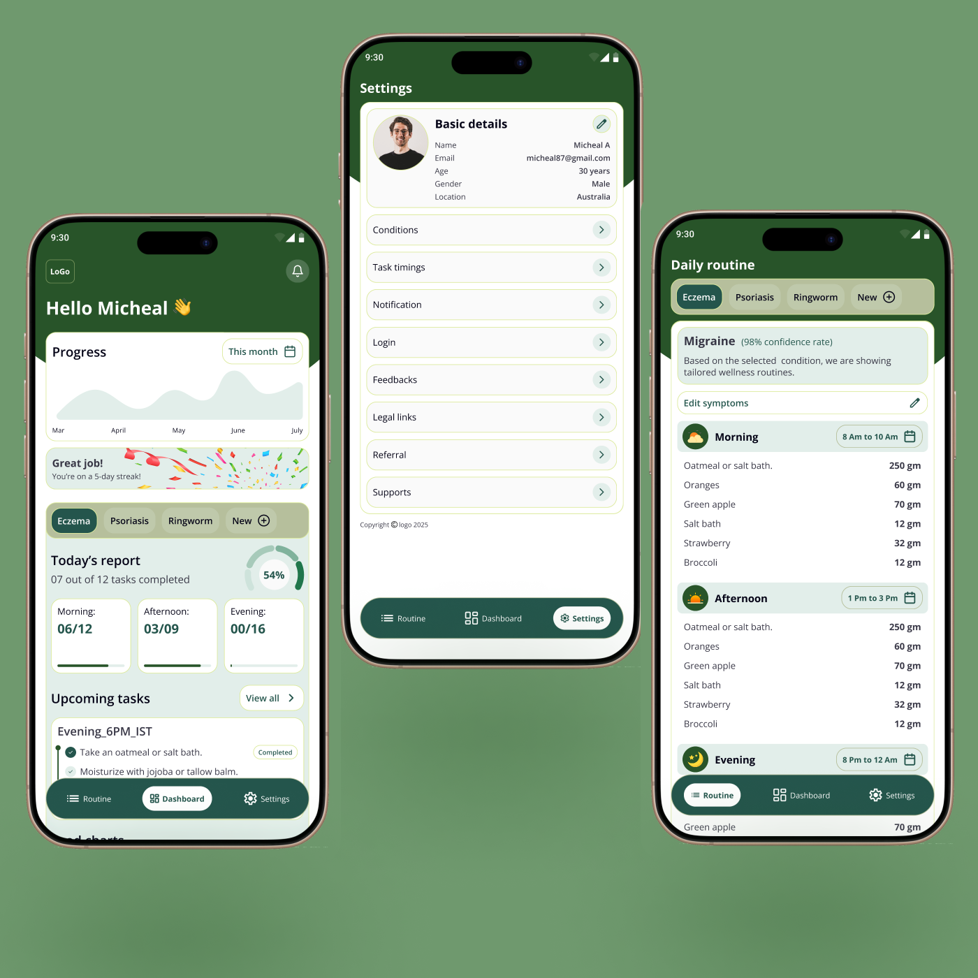 🚀 Health Management App 📱 design figma fitness health mobile app product design ui ui design user flow ux website