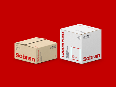 SOBRAN conceptualism horeca logistics minimalism package packaging type typography warehouse